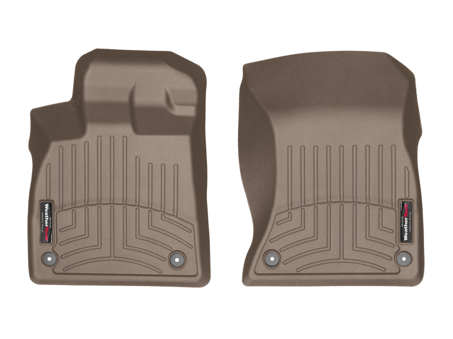 Weathertech 4511461 FloorLiner™ DigitalFit®; Tan; Front; Weathertech 4511461