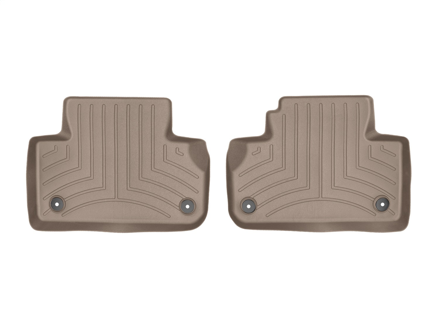 Weathertech 4511462 FloorLiner™ DigitalFit®; Tan; Rear; 2 Piece; Weathertech 4511462