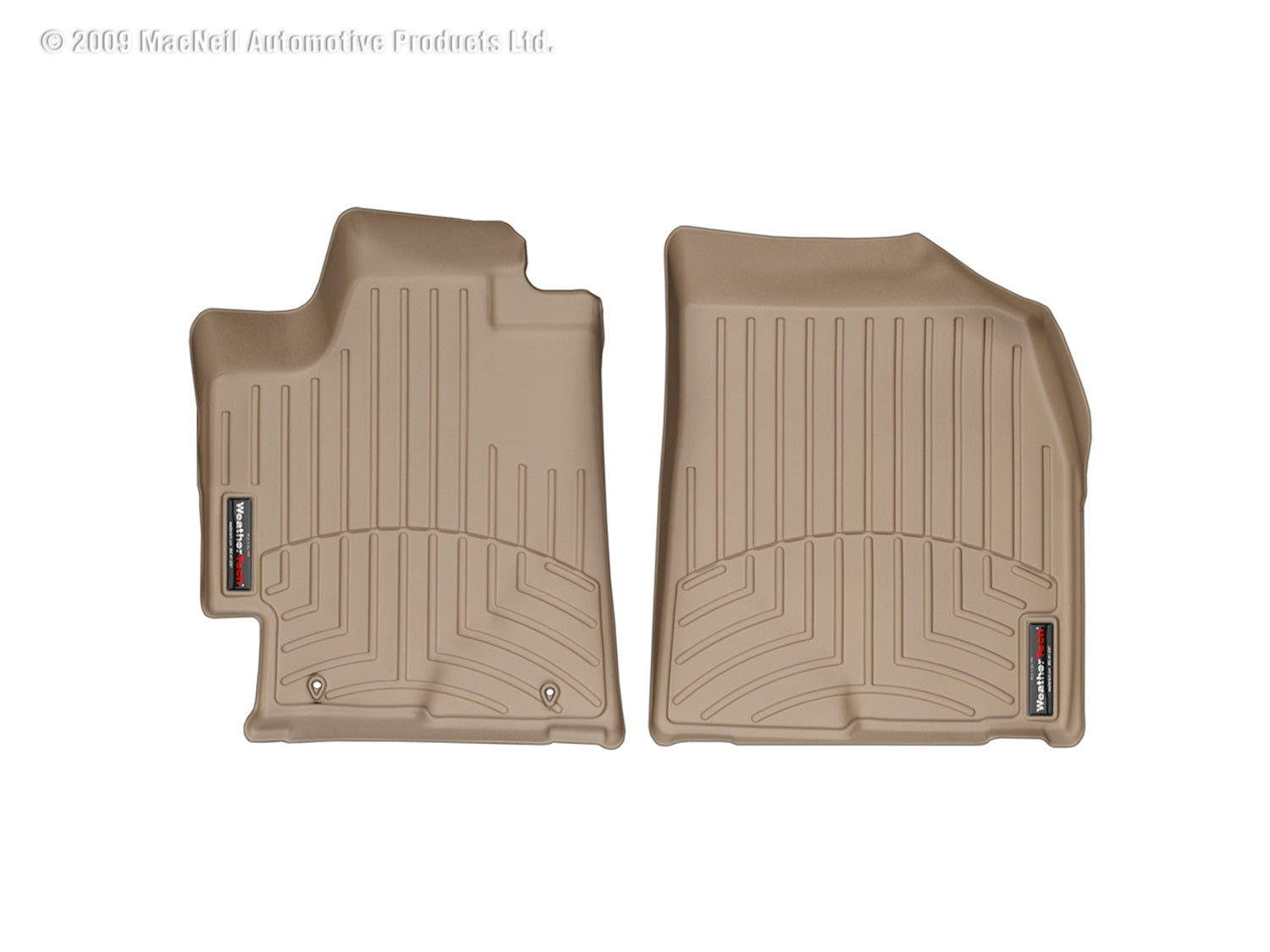 Weathertech 451151 FloorLiner™ DigitalFit®; Tan; Front; Weathertech 451151