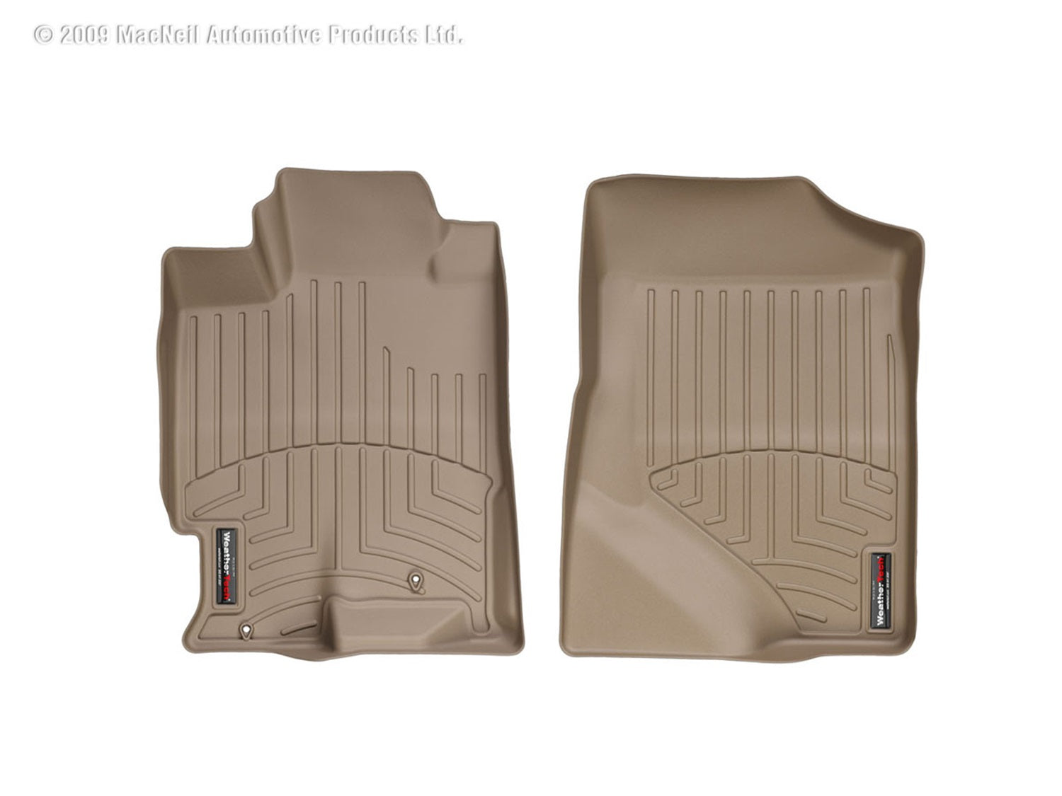 Weathertech 451171 FloorLiner™ DigitalFit®; Tan; Front; Weathertech 451171