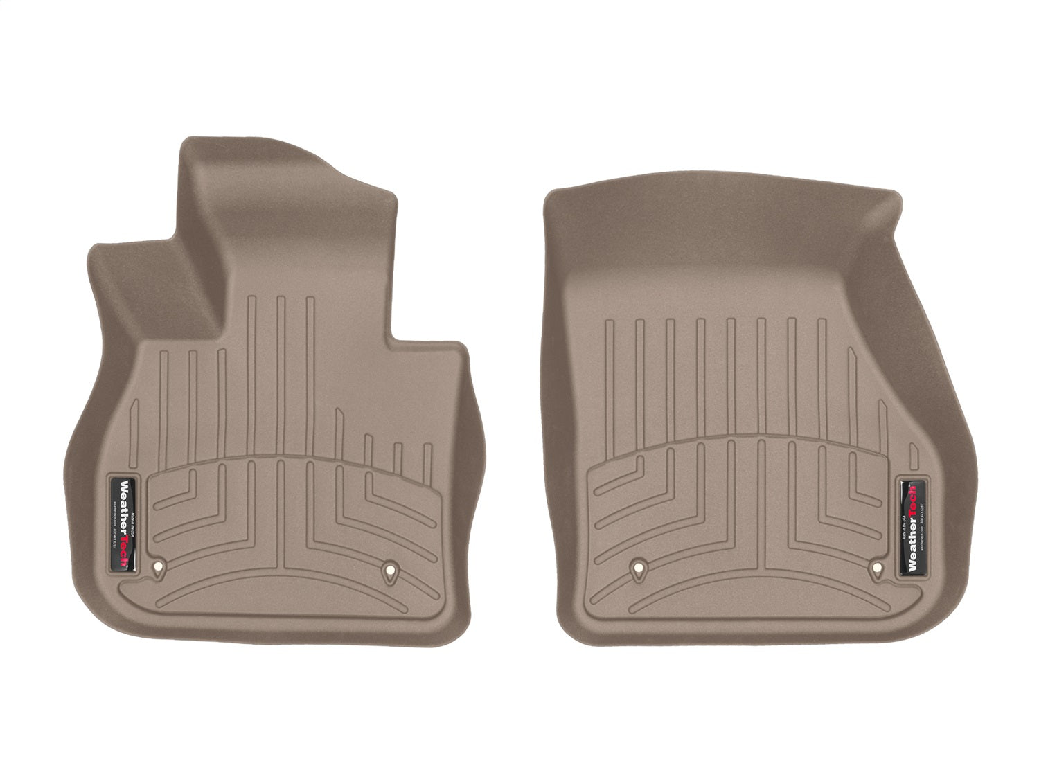 Weathertech 4511781 FloorLiner™ DigitalFit®; Tan; Front; Weathertech 4511781