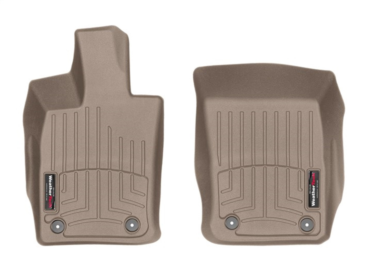 Weathertech 4511801 FloorLiner™ DigitalFit®; Tan; Front; Weathertech 4511801