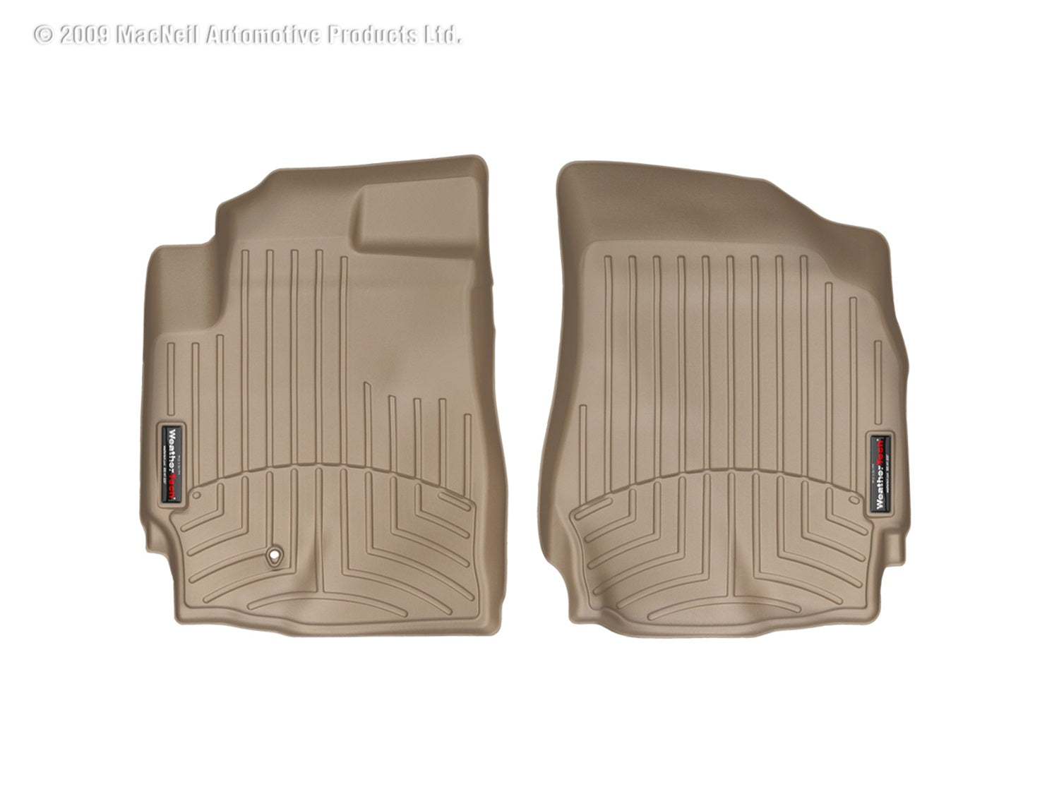 Weathertech 451191 FloorLiner™ DigitalFit®; Tan; Front; Weathertech 451191
