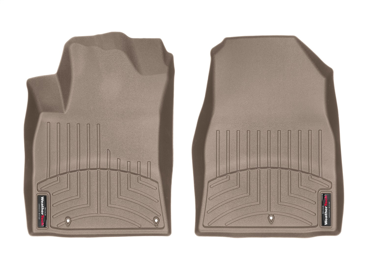 Weathertech 4512011 FloorLiner™ DigitalFit®; Tan; Front; Weathertech 4512011