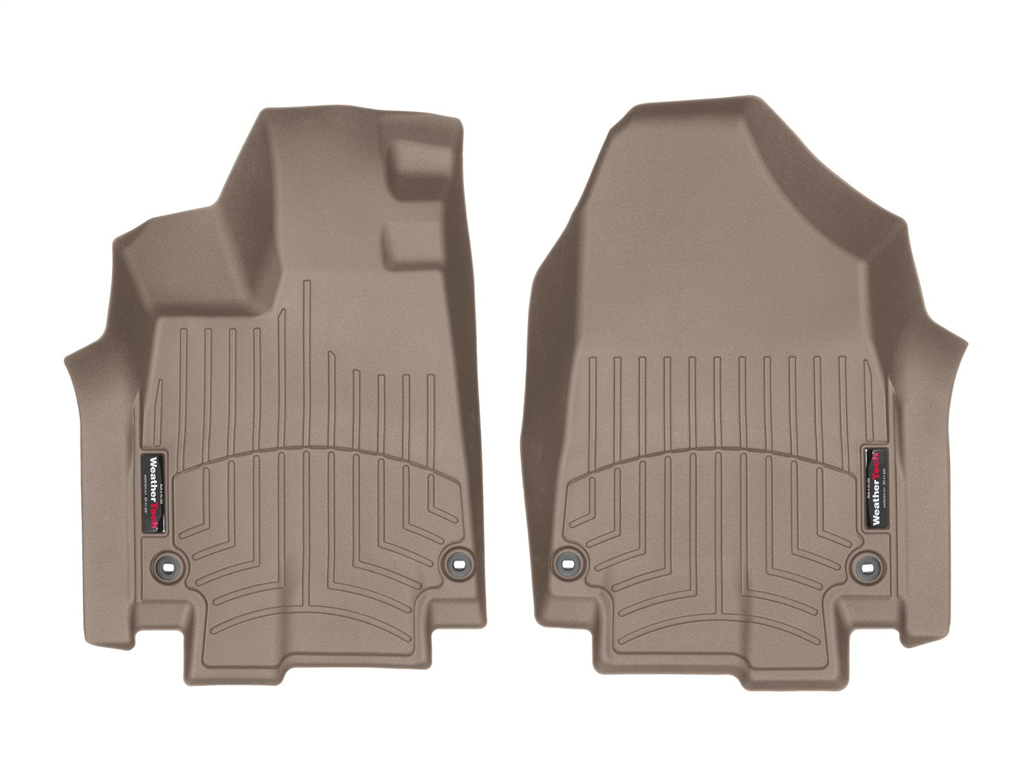 Weathertech 4512181 FloorLiner™ DigitalFit®; Tan; Front; Weathertech 4512181