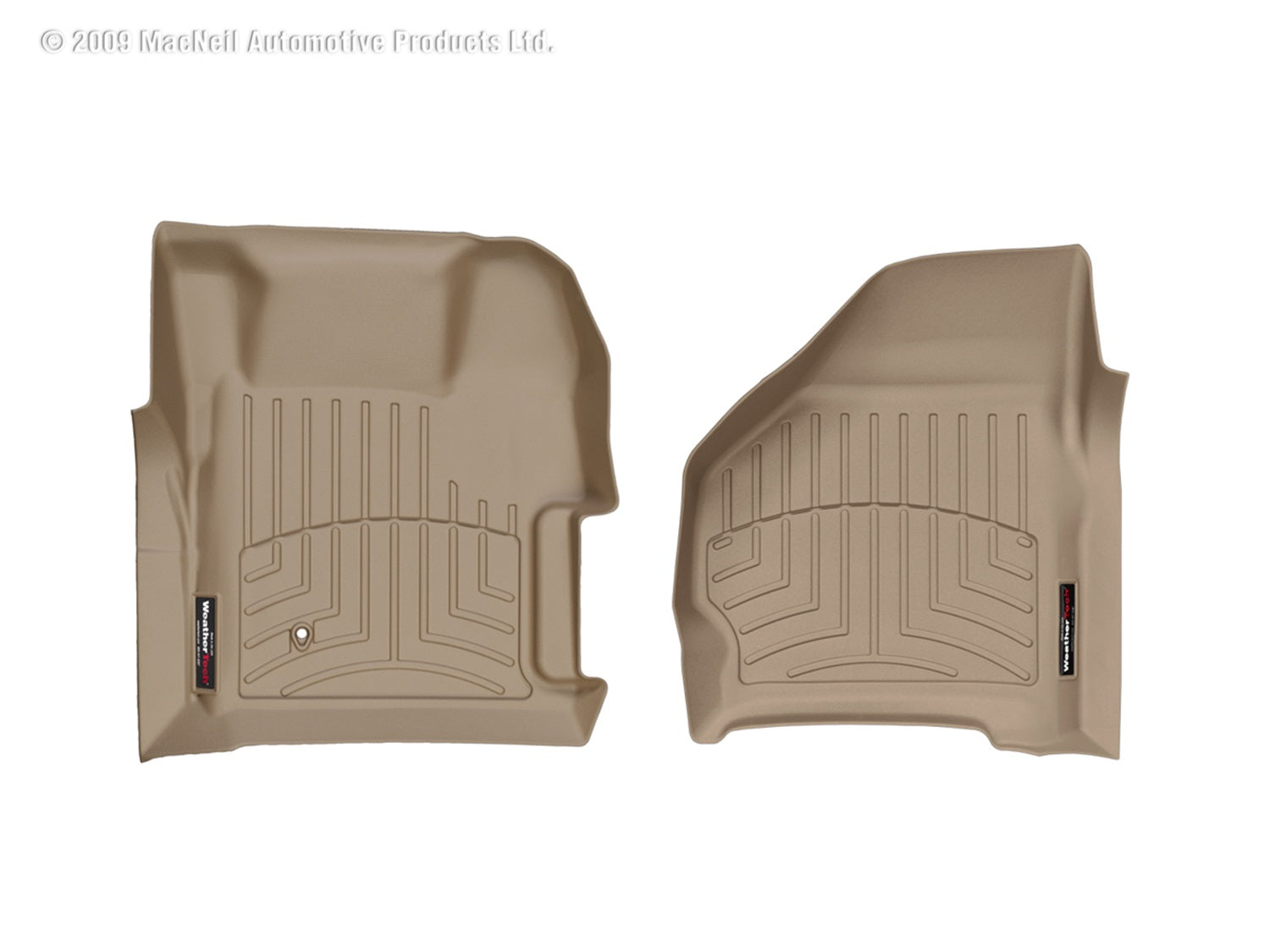 Weathertech 451251 FloorLiner™ DigitalFit®; Tan; Front; Weathertech 451251