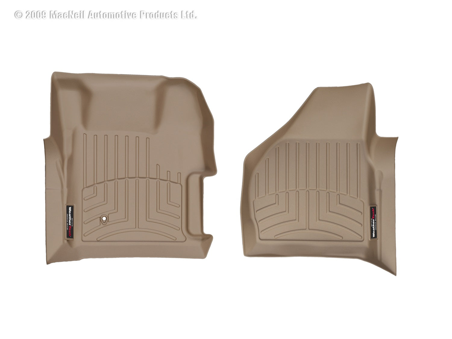 Weathertech 451261 FloorLiner™ DigitalFit®; Tan; Front; Weathertech 451261