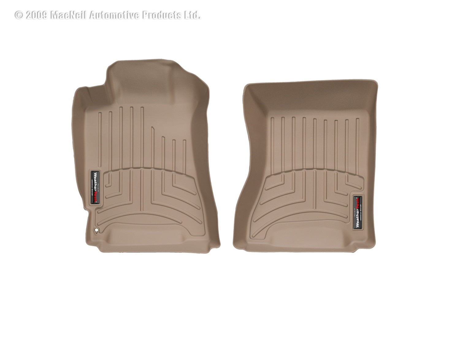 Weathertech 451281 FloorLiner™ DigitalFit®; Tan; Front; Weathertech 451281