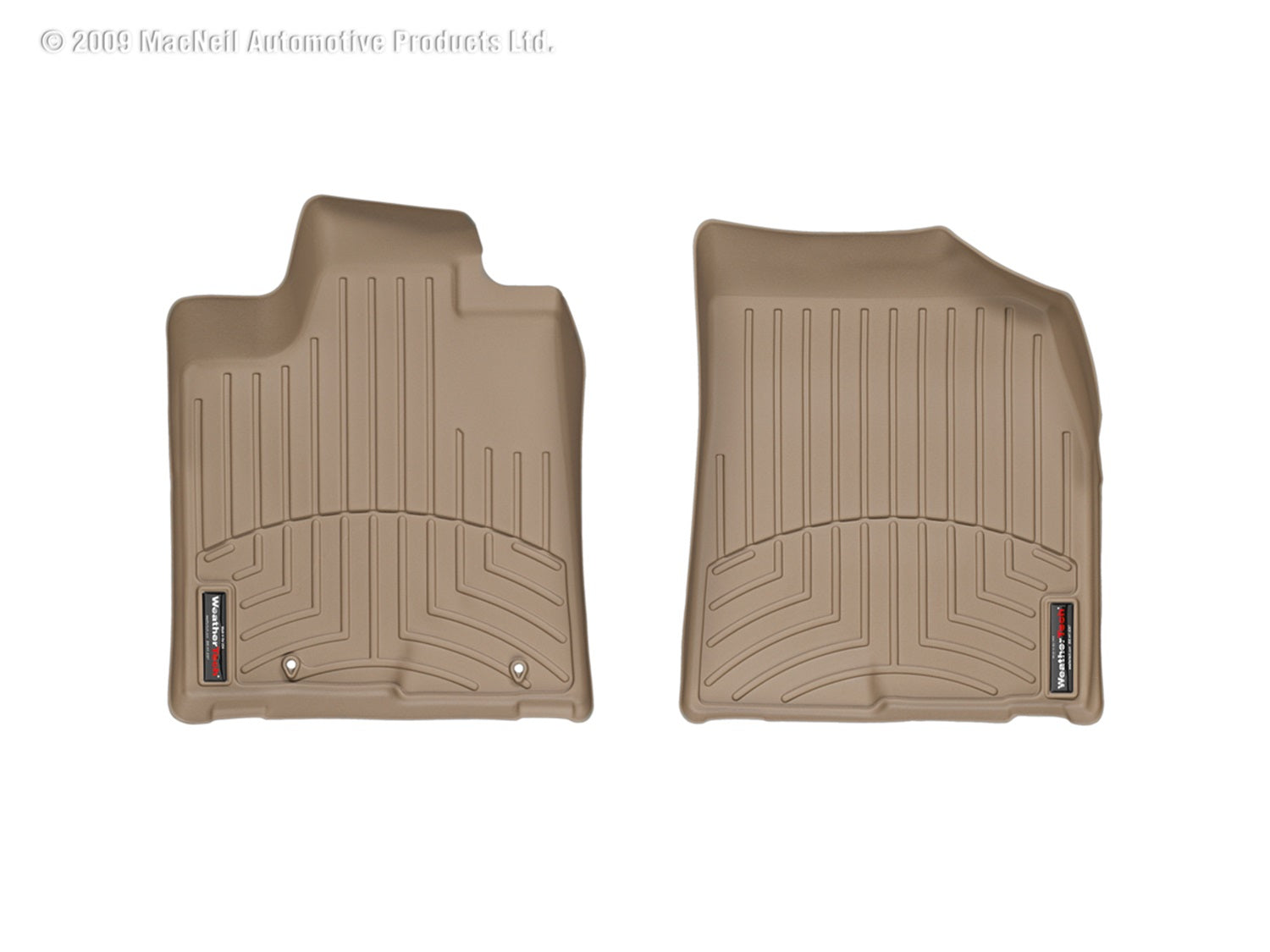 Weathertech 451311 FloorLiner™ DigitalFit®; Tan; Front; Weathertech 451311