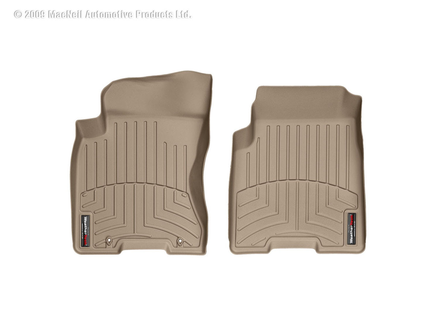 Weathertech 451351 FloorLiner™ DigitalFit®; Tan; Front; Weathertech 451351