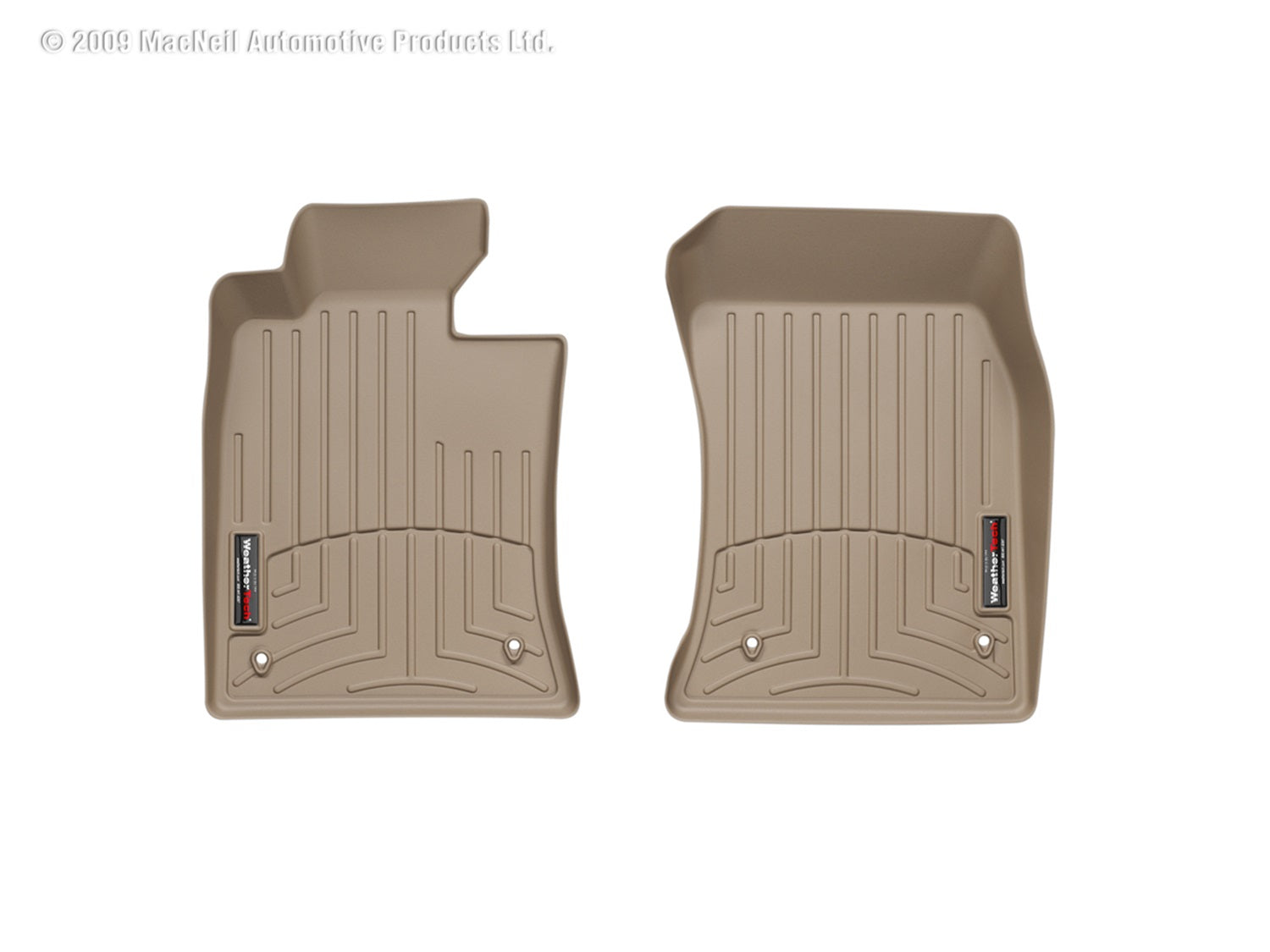 Weathertech 451361 FloorLiner™ DigitalFit®; Tan; Front; Weathertech 451361