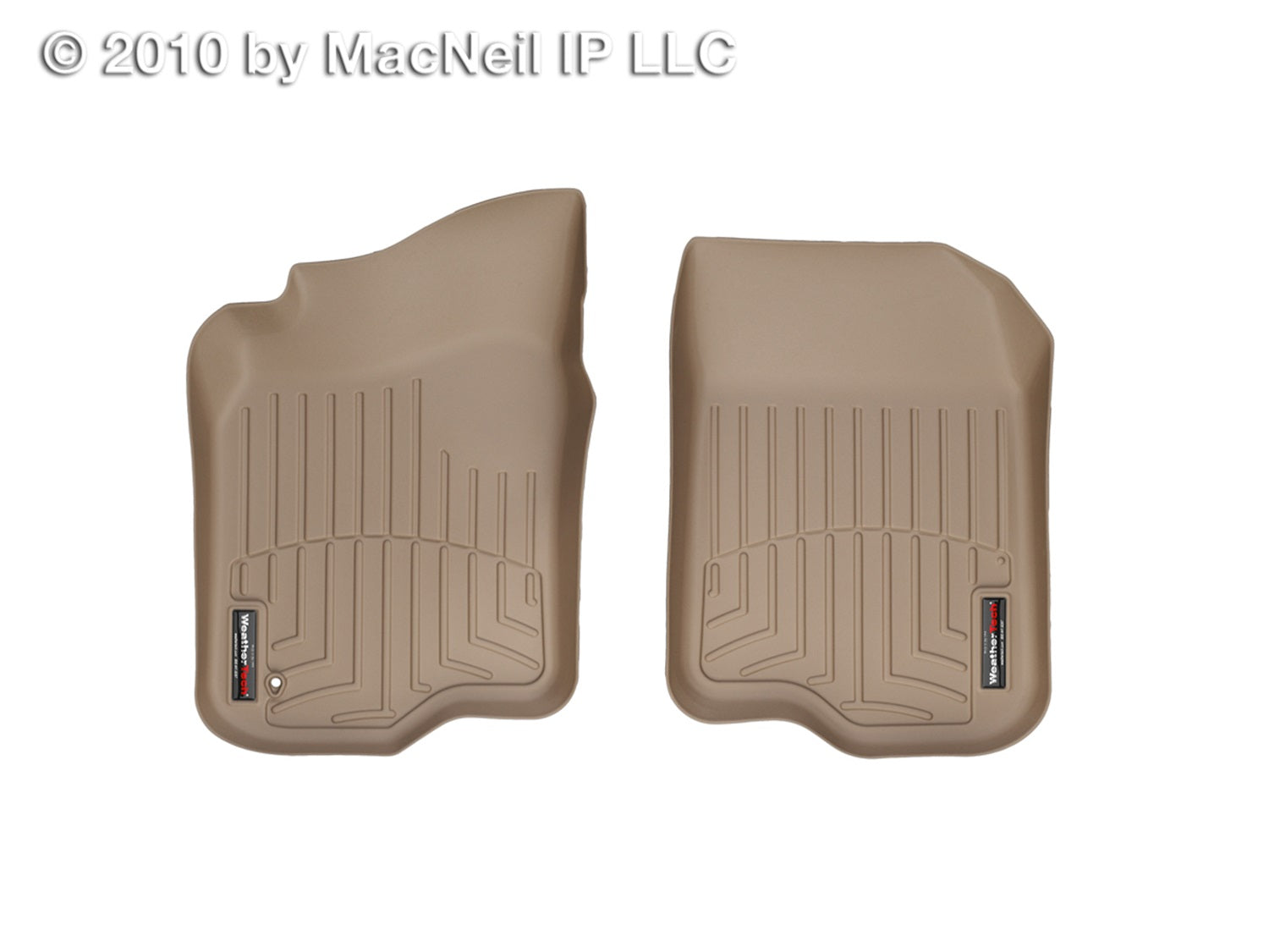 Weathertech 451441 FloorLiner™ DigitalFit®; Tan; Front; Weathertech 451441