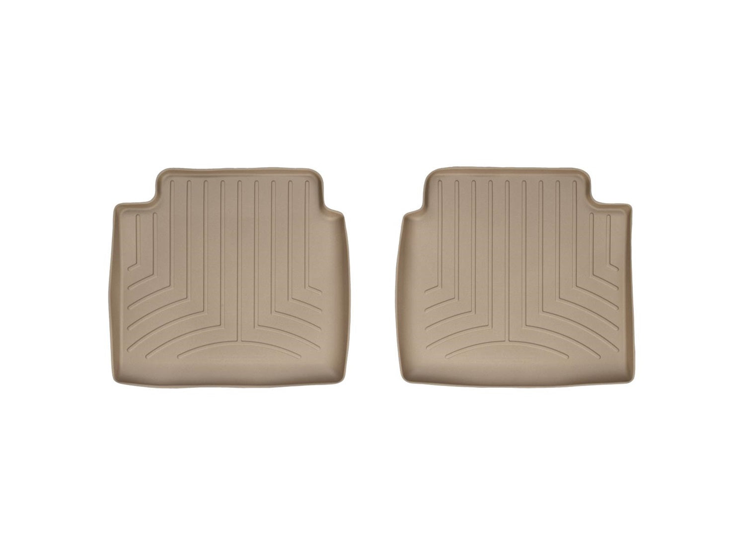 Weathertech 451442 FloorLiner™ DigitalFit®; Tan; Rear; 2 Piece; Weathertech 451442