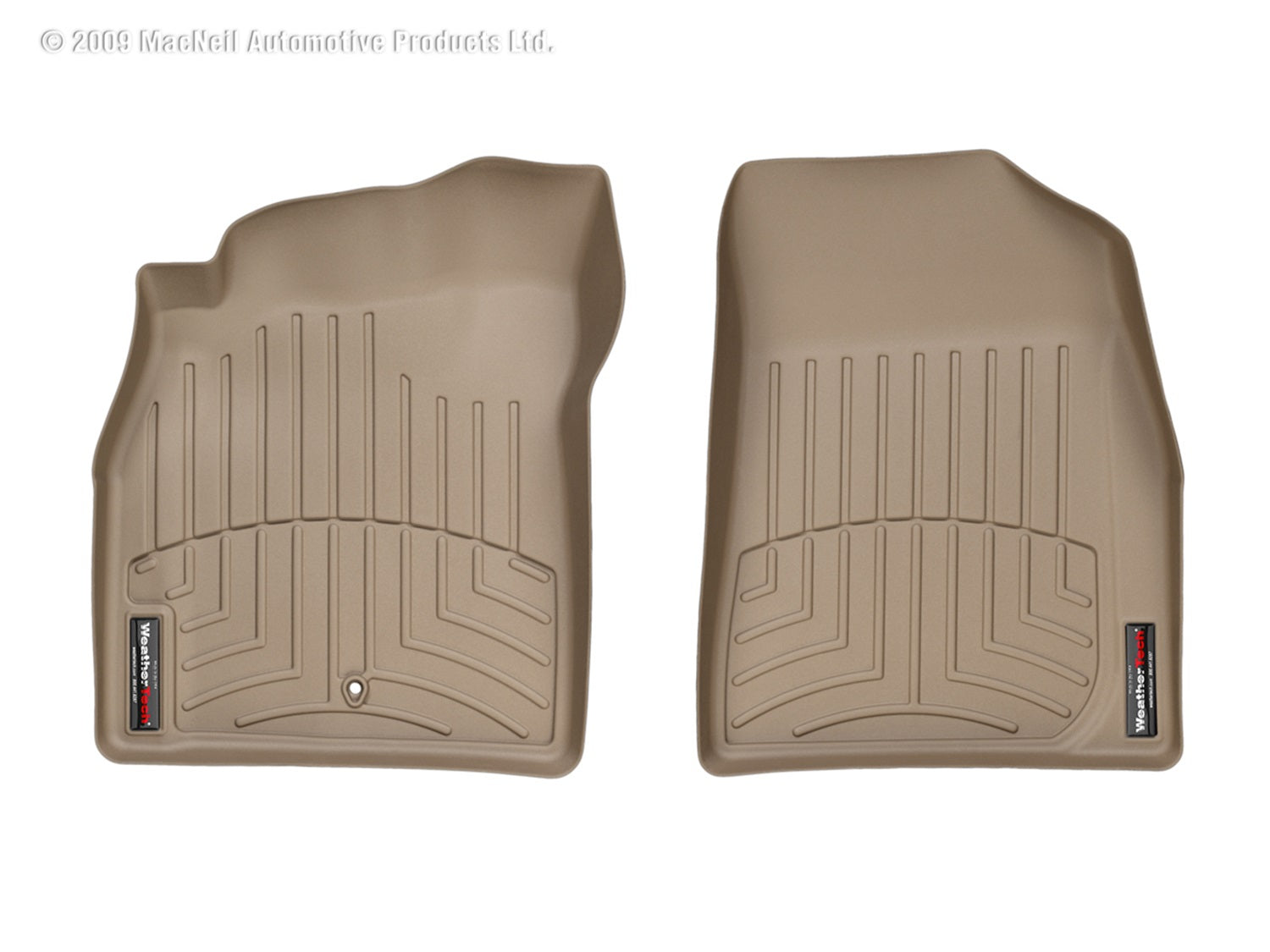 Weathertech 451451 FloorLiner™ DigitalFit®; Tan; Front; Weathertech 451451