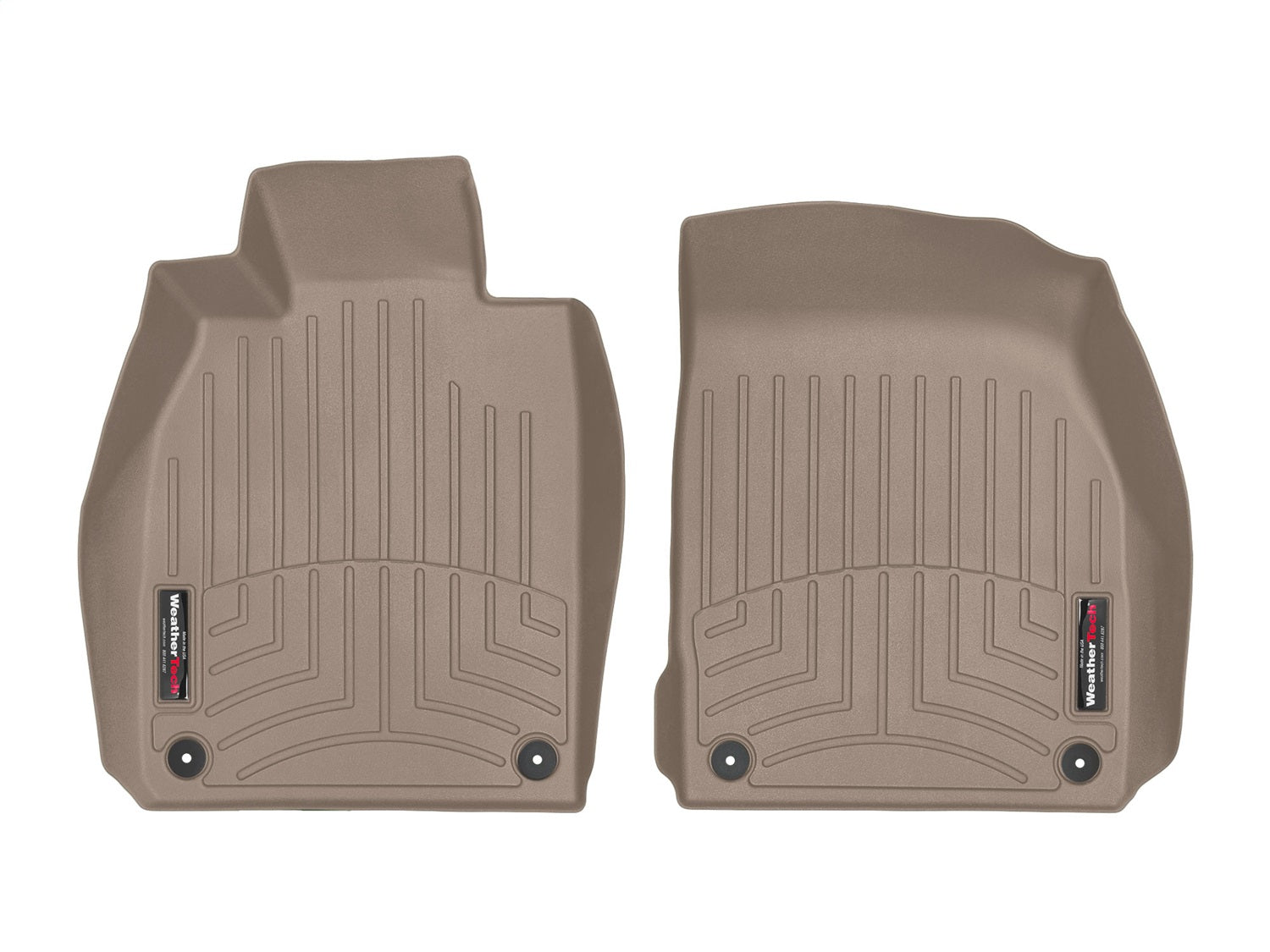 Weathertech 4514651 FloorLiner™ DigitalFit®; Tan; Front; Weathertech 4514651