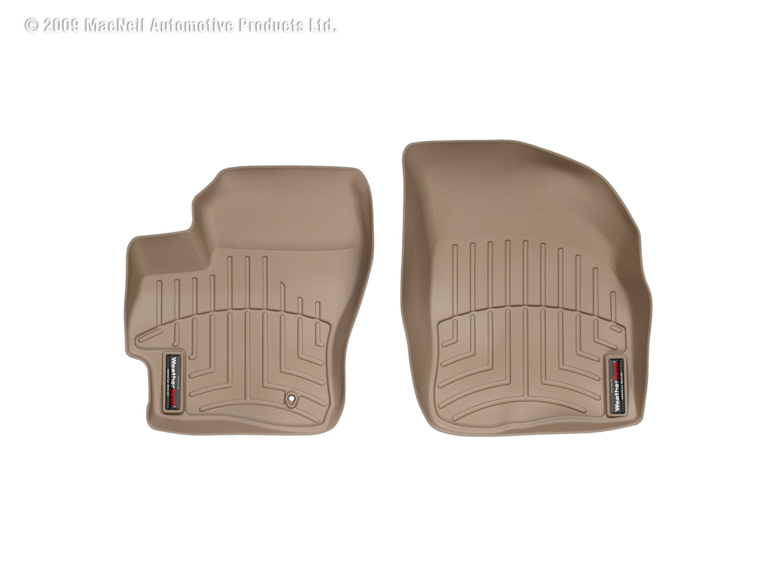 Weathertech 451471 FloorLiner™ DigitalFit®; Tan; Front; Weathertech 451471