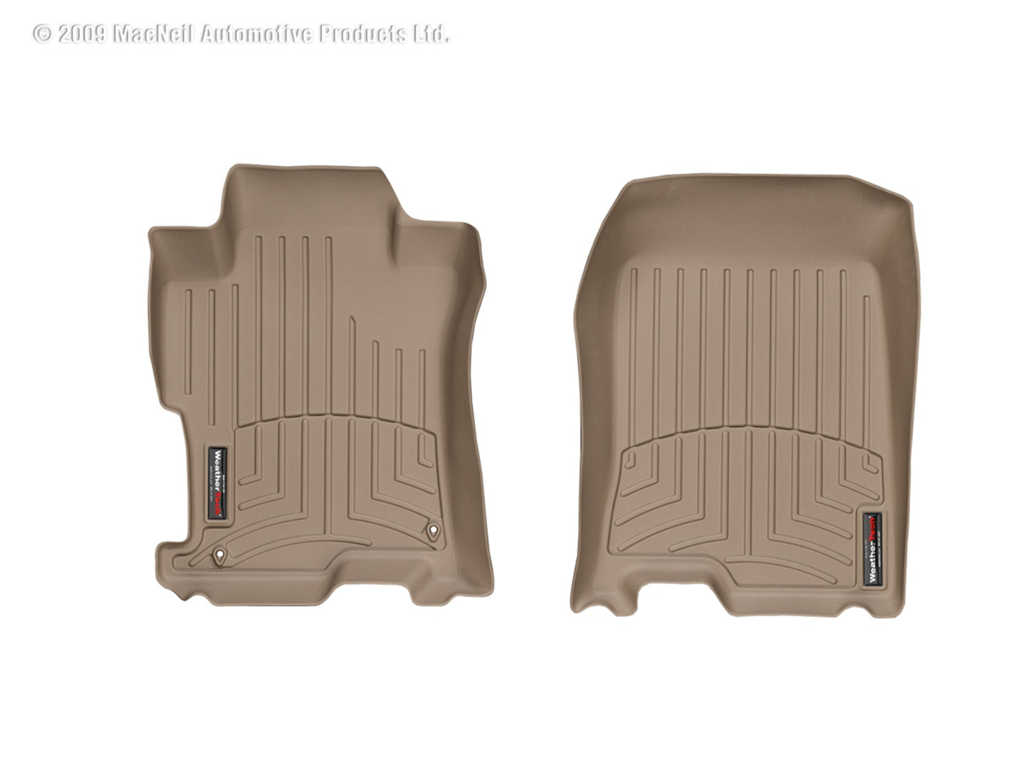 Weathertech 451481 FloorLiner™ DigitalFit®; Tan; Front; Weathertech 451481