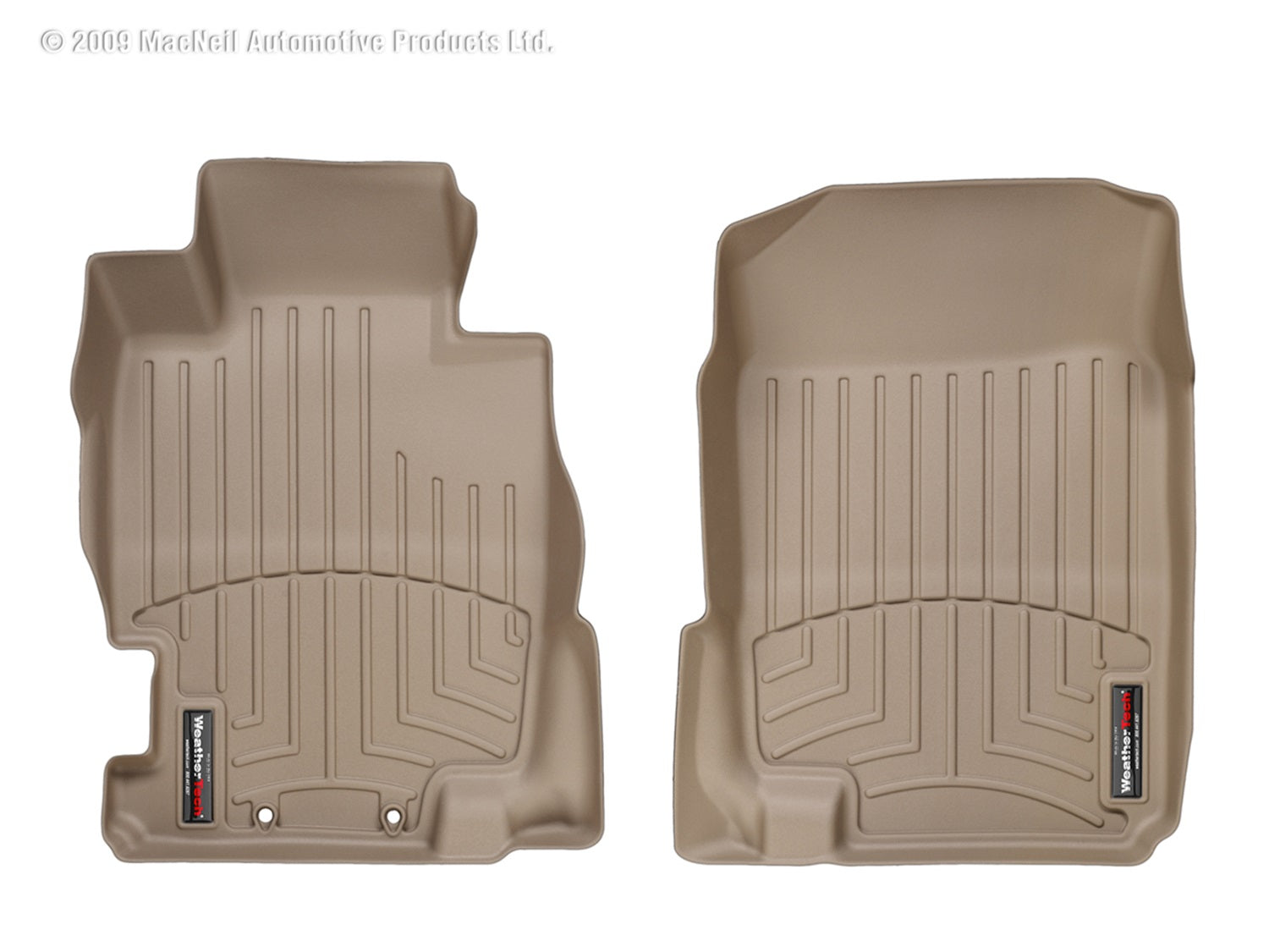 Weathertech 451501 FloorLiner™ DigitalFit®; Tan; Front; Weathertech 451501
