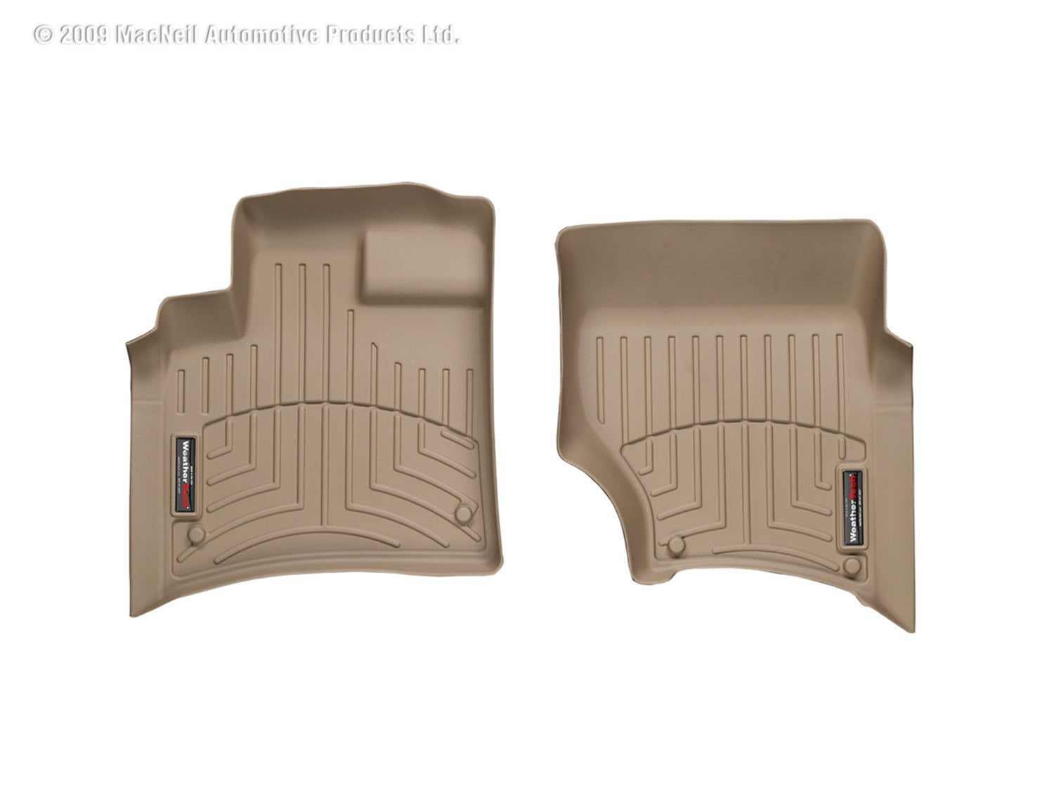 Weathertech 451511 FloorLiner™ DigitalFit®; Tan; Front; Weathertech 451511