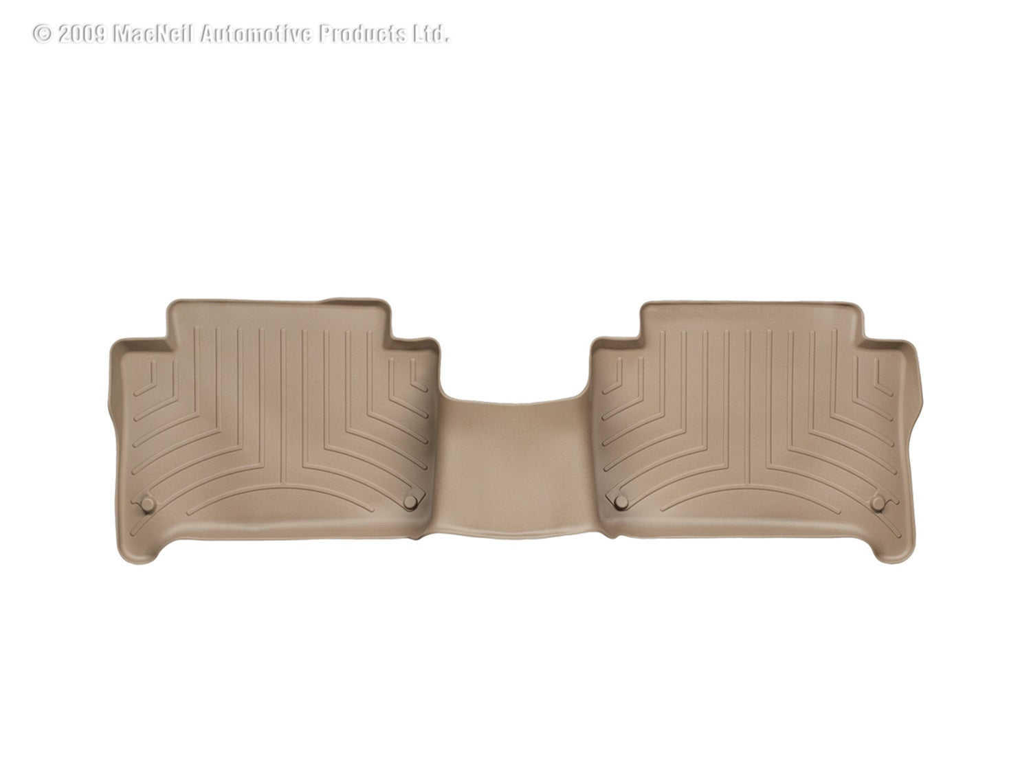Weathertech 451512 FloorLiner™ DigitalFit®; Tan; Rear; Weathertech 451512