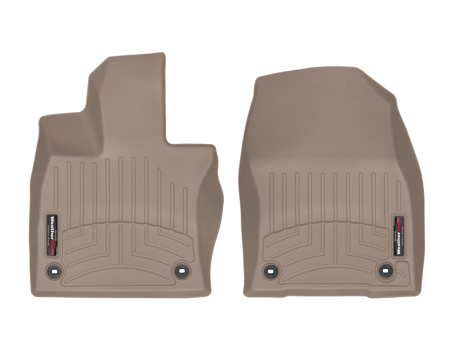 Weathertech 4515171 FloorLiner™ DigitalFit®; Tan; Front; Weathertech 4515171