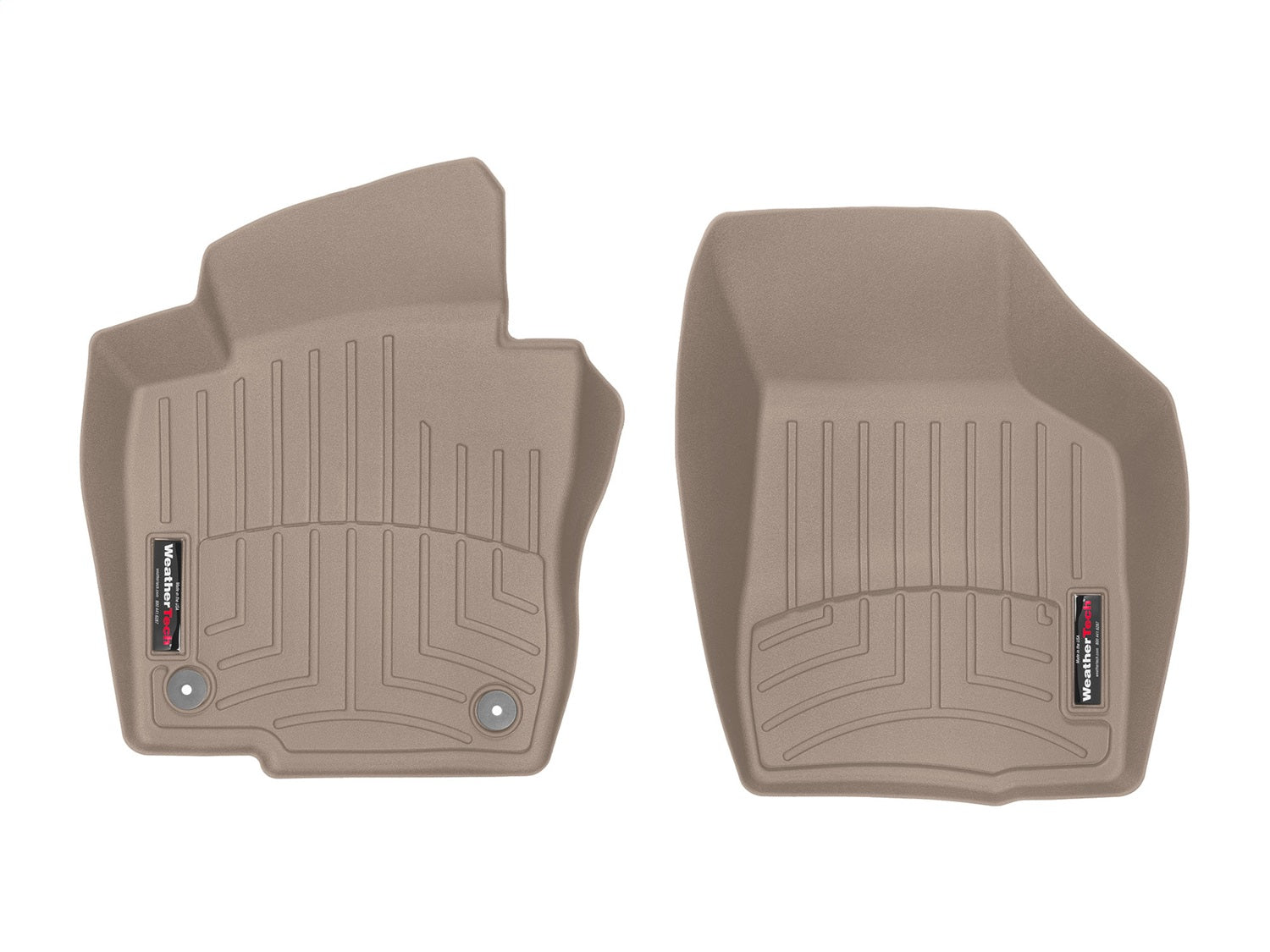 Weathertech 4515281 FloorLiner™ DigitalFit®; Tan; Front; Weathertech 4515281