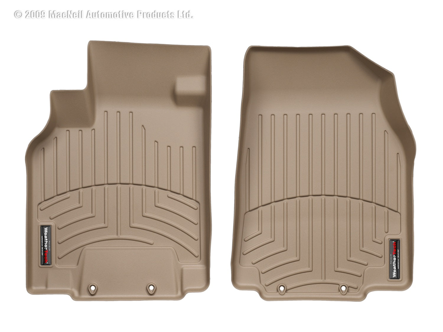 Weathertech 451531 FloorLiner™ DigitalFit®; Tan; Front; Weathertech 451531
