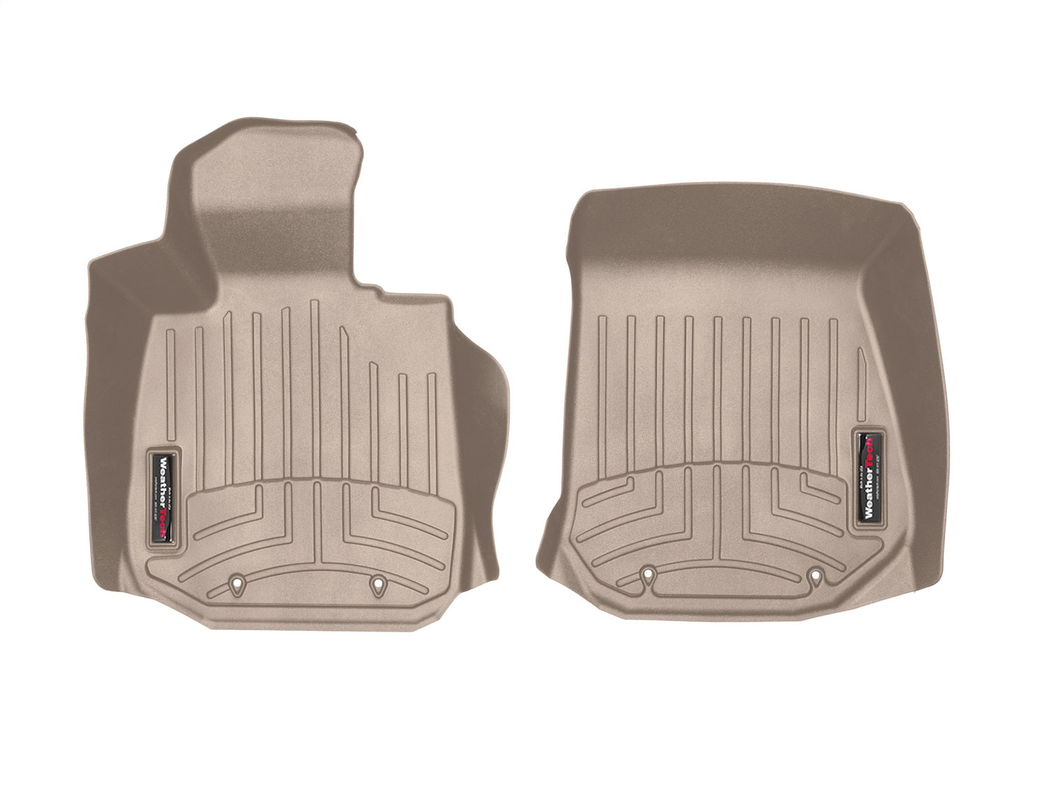 Weathertech 4515341 FloorLiner™ DigitalFit®; Tan; Front; Weathertech 4515341