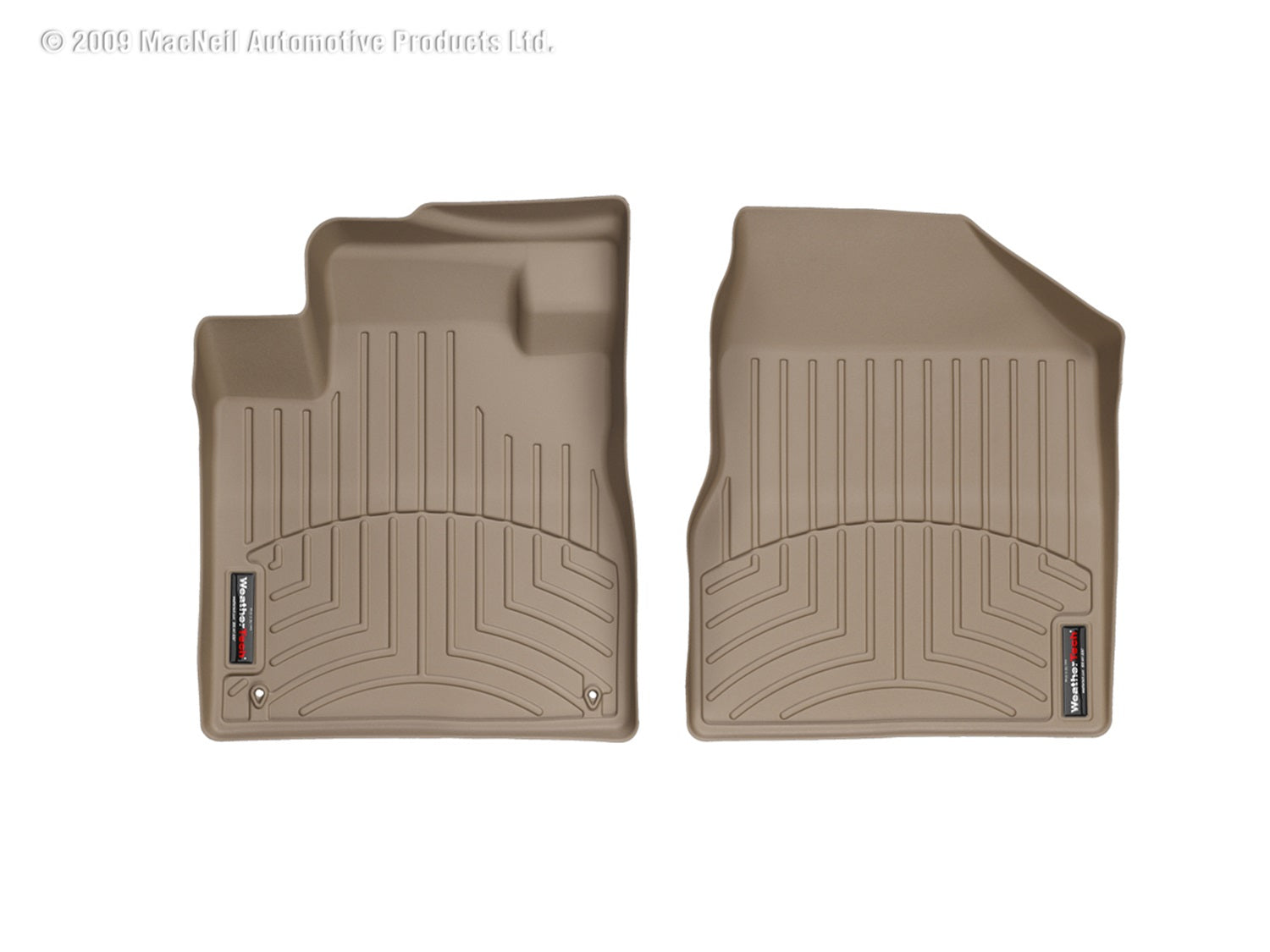 Weathertech 451541 FloorLiner™ DigitalFit®; Tan; Front; Weathertech 451541