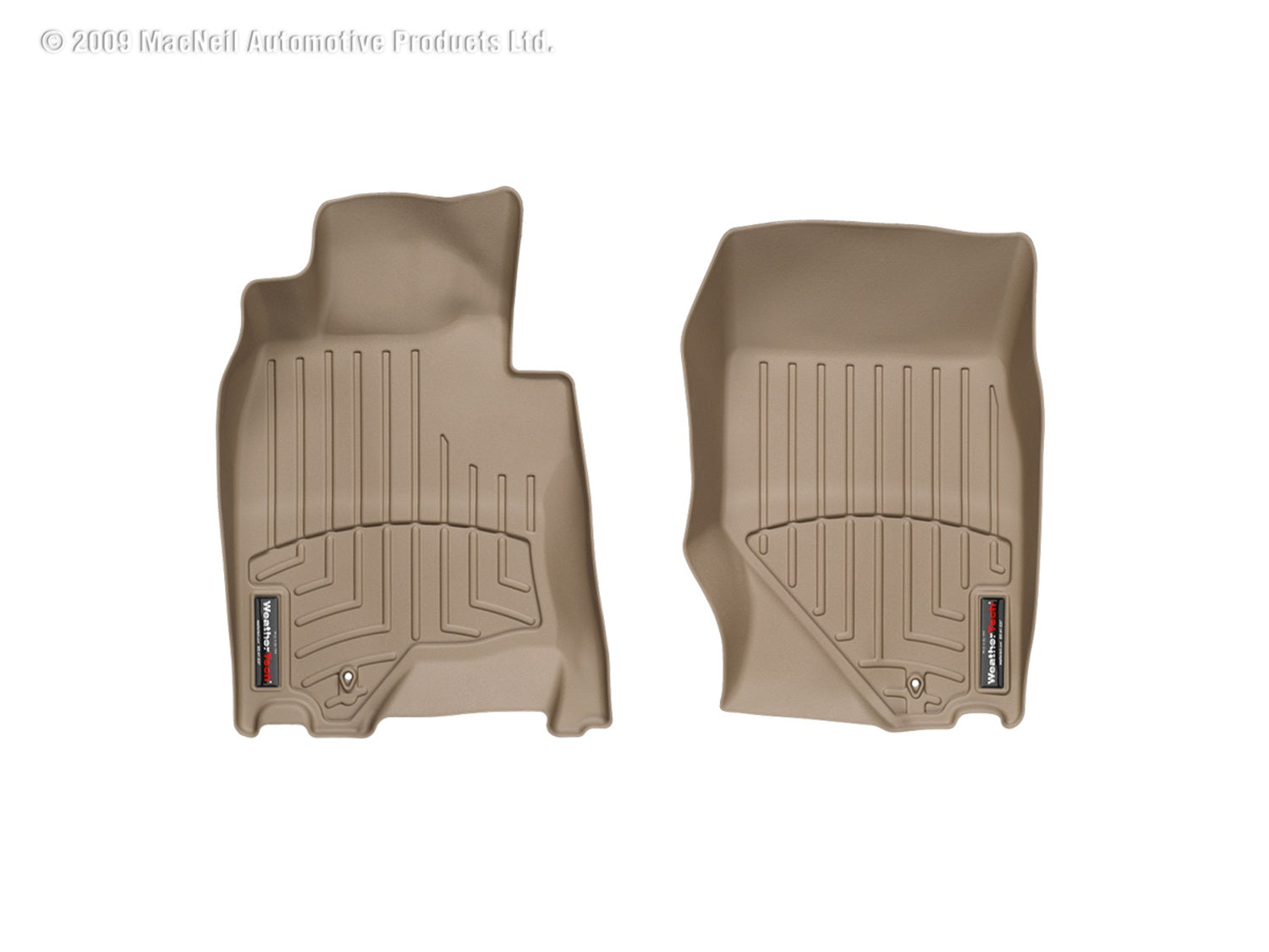 Weathertech 451561 FloorLiner™ DigitalFit®; Tan; Front; Weathertech 451561