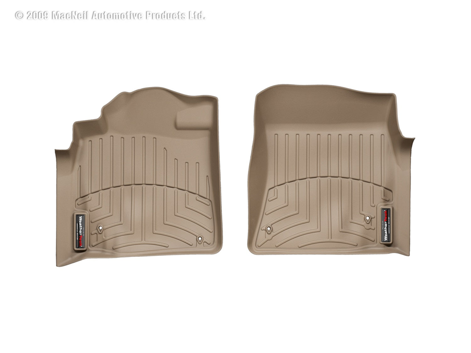 Weathertech 451571 FloorLiner™ DigitalFit®; Tan; Front; Weathertech 451571