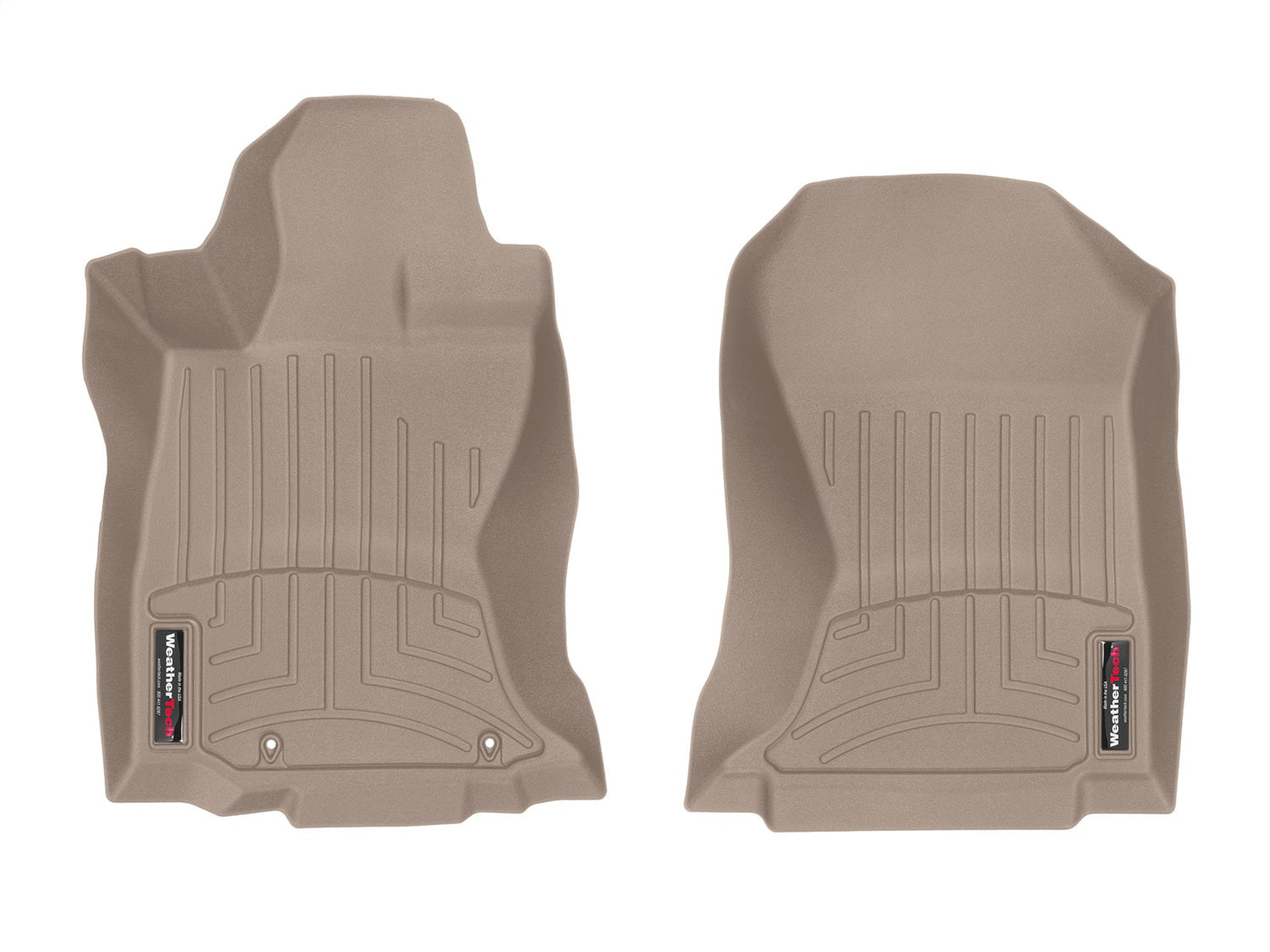 Weathertech 4515831 FloorLiner™ DigitalFit®; Tan; Front; Weathertech 4515831