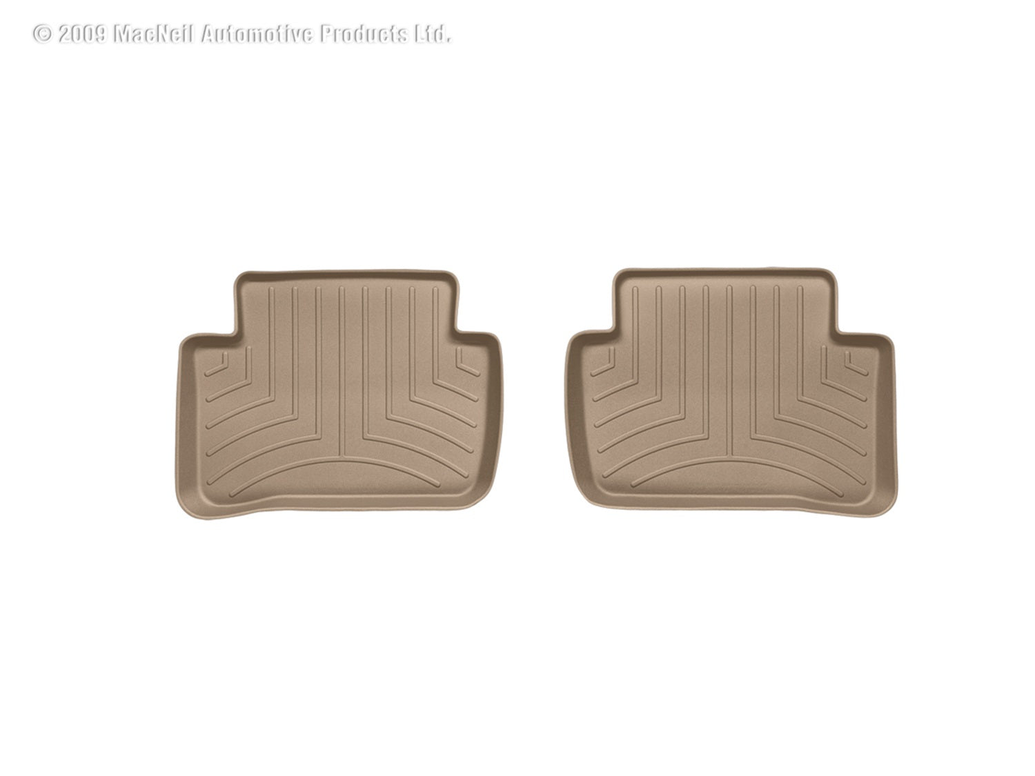 Weathertech 451612 FloorLiner™ DigitalFit®; Tan; Rear; Weathertech 451612