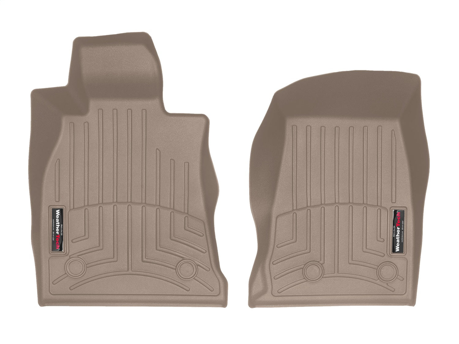 Weathertech 4516181 FloorLiner™ DigitalFit®; Tan; Front; Weathertech 4516181
