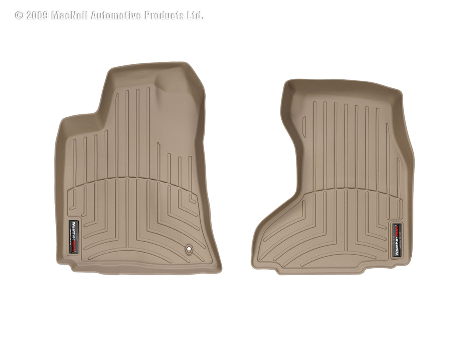 Weathertech 451631 FloorLiner™ DigitalFit®; Tan; Front; Weathertech 451631