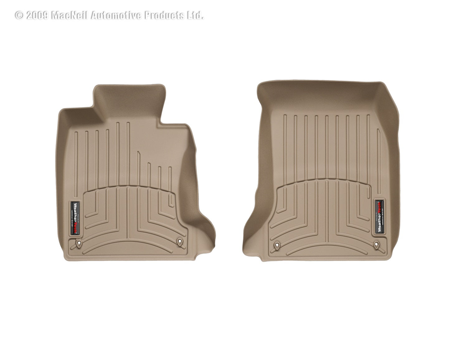 Weathertech 451641 FloorLiner™ DigitalFit®; Tan; Front; Weathertech 451641