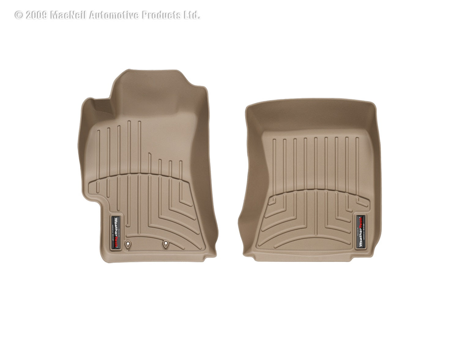 Weathertech 451661 FloorLiner™ DigitalFit®; Tan; Front; Weathertech 451661