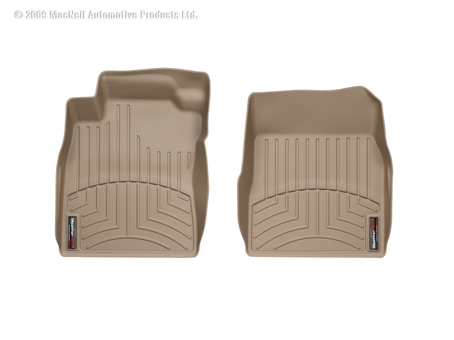 Weathertech 451681 FloorLiner™ DigitalFit®; Tan; Front; Weathertech 451681