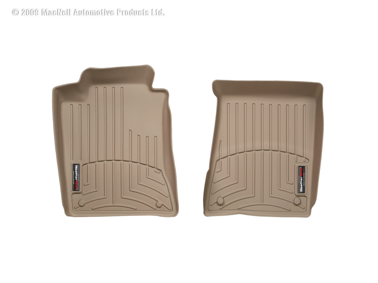 Weathertech 451731 FloorLiner™ DigitalFit®; Tan; Front; Weathertech 451731