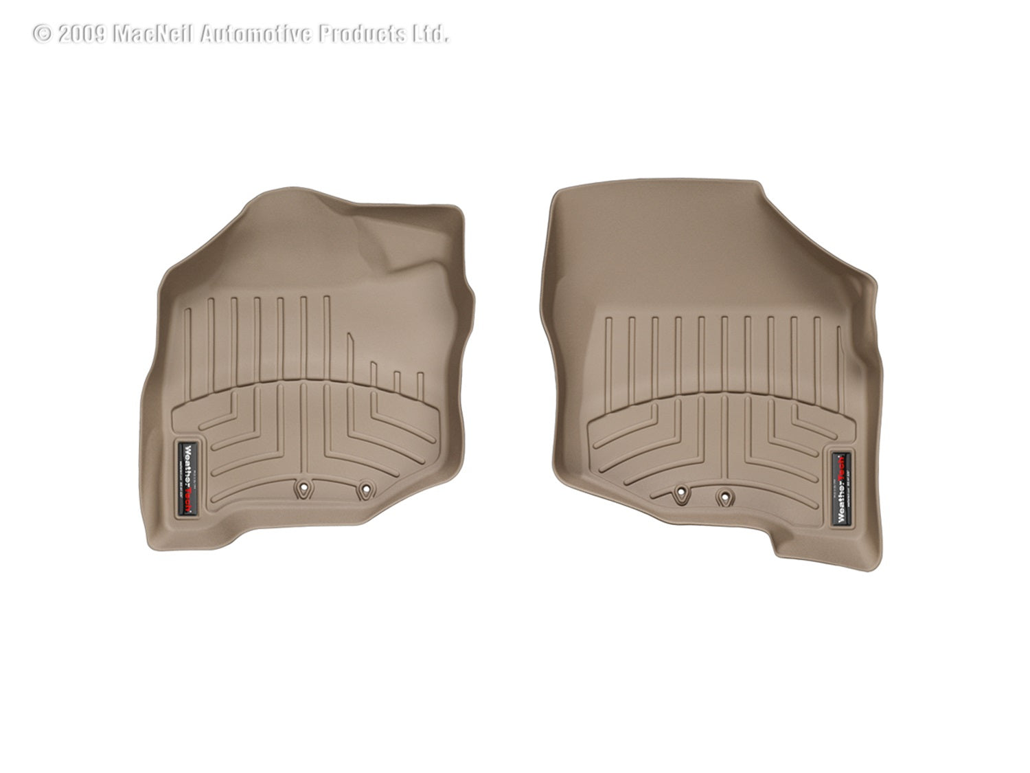 Weathertech 451771 FloorLiner™ DigitalFit®; Tan; Front; Weathertech 451771