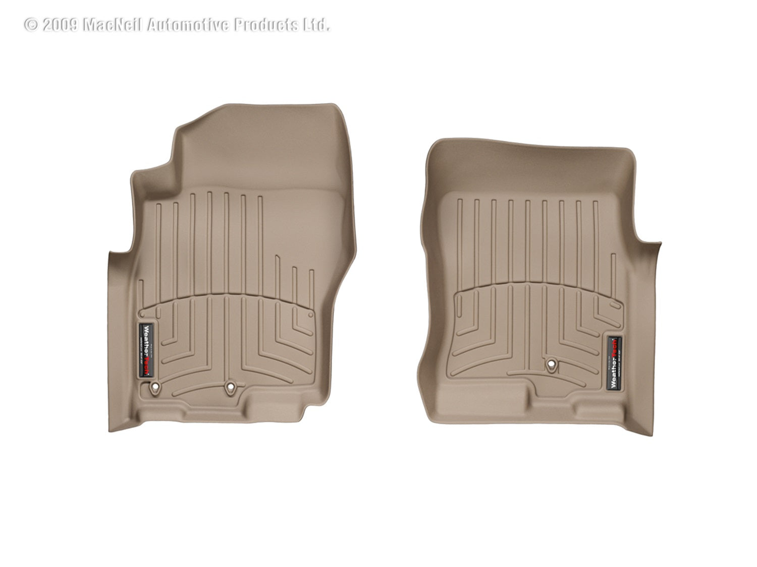 Weathertech 451801 FloorLiner™ DigitalFit®; Tan; Front; Weathertech 451801