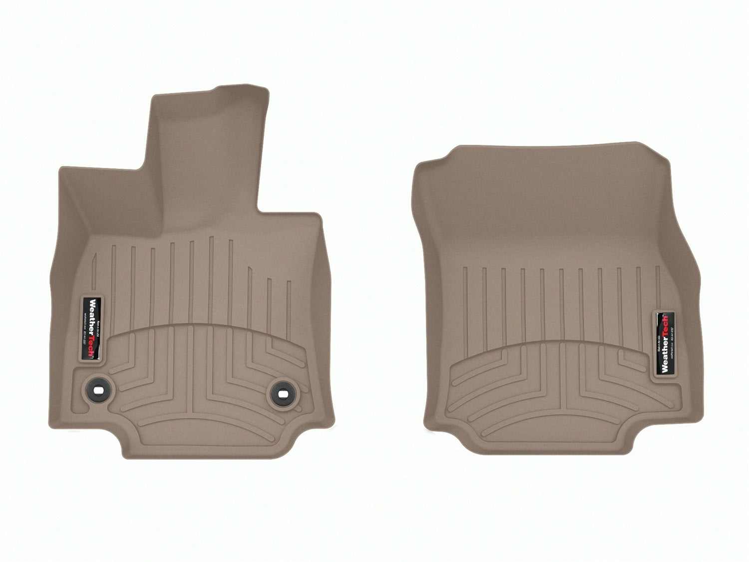 Weathertech 4518591 FloorLiner™ DigitalFit®; Tan; Front; Weathertech 4518591
