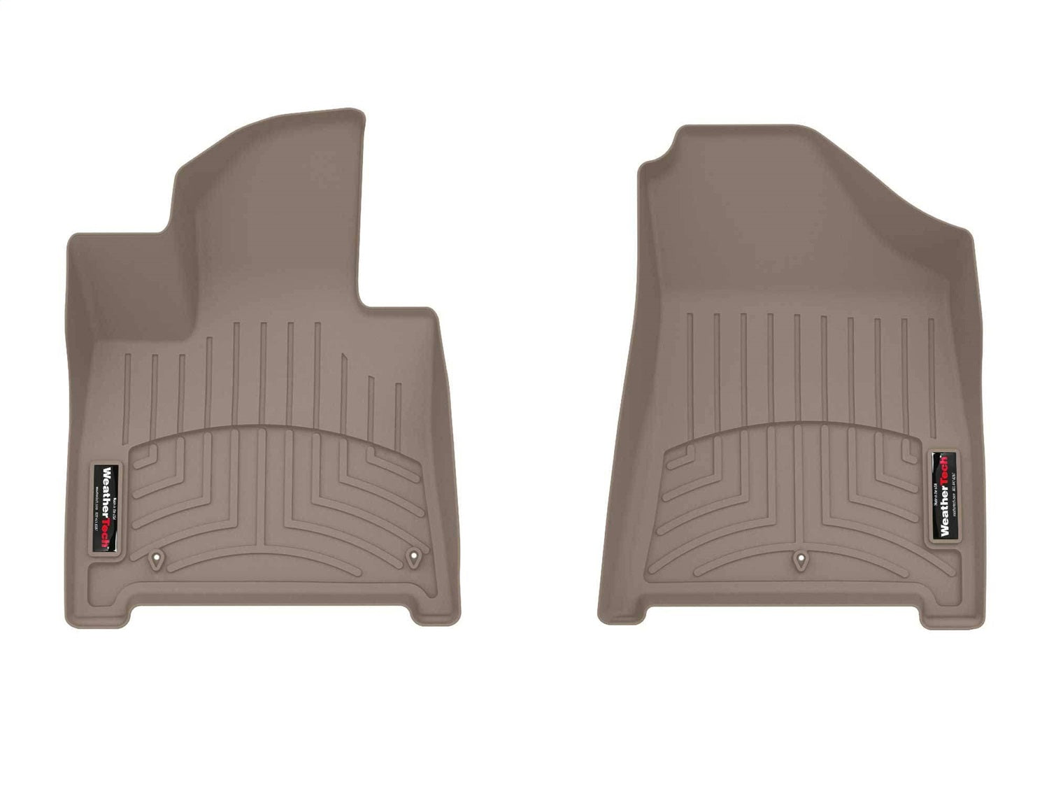 Weathertech 4518651 FloorLiner™ DigitalFit®; Tan; Front; Weathertech 4518651