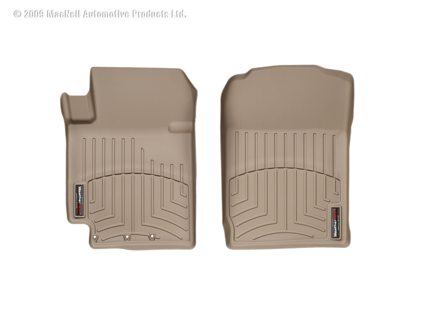 Weathertech 451891 FloorLiner™ DigitalFit®; Tan; Front; Weathertech 451891