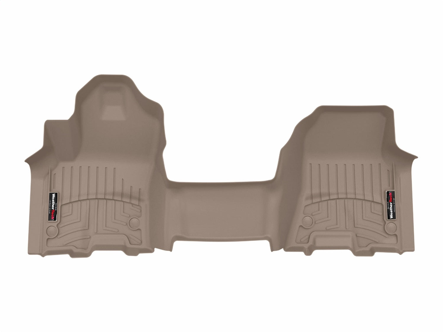 Weathertech 4518911 FloorLiner™ DigitalFit®; Tan; Front; Over The Hump; Weathertech 4518911