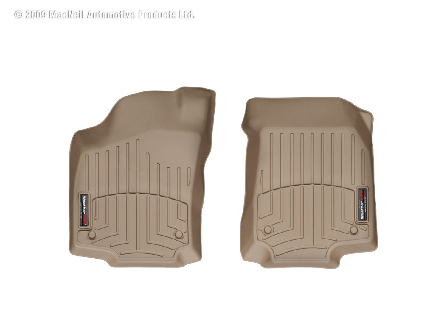 Weathertech 451951 FloorLiner™ DigitalFit®; Tan; Front; Weathertech 451951