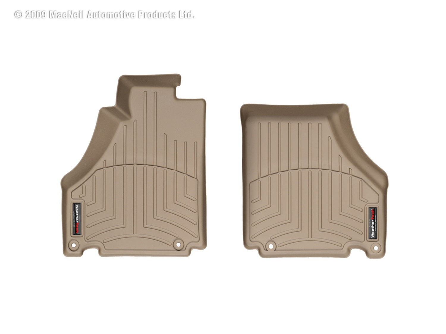 Weathertech 452001 FloorLiner™ DigitalFit®; Tan; Front; Weathertech 452001