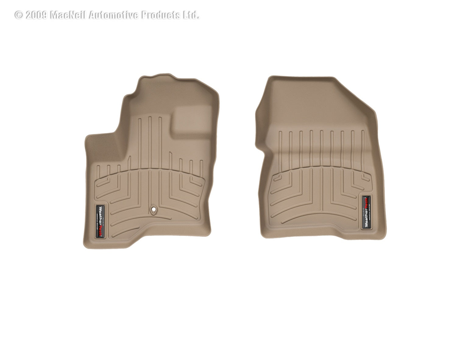 Weathertech 452081 FloorLiner™ DigitalFit®; Tan; Front; Weathertech 452081