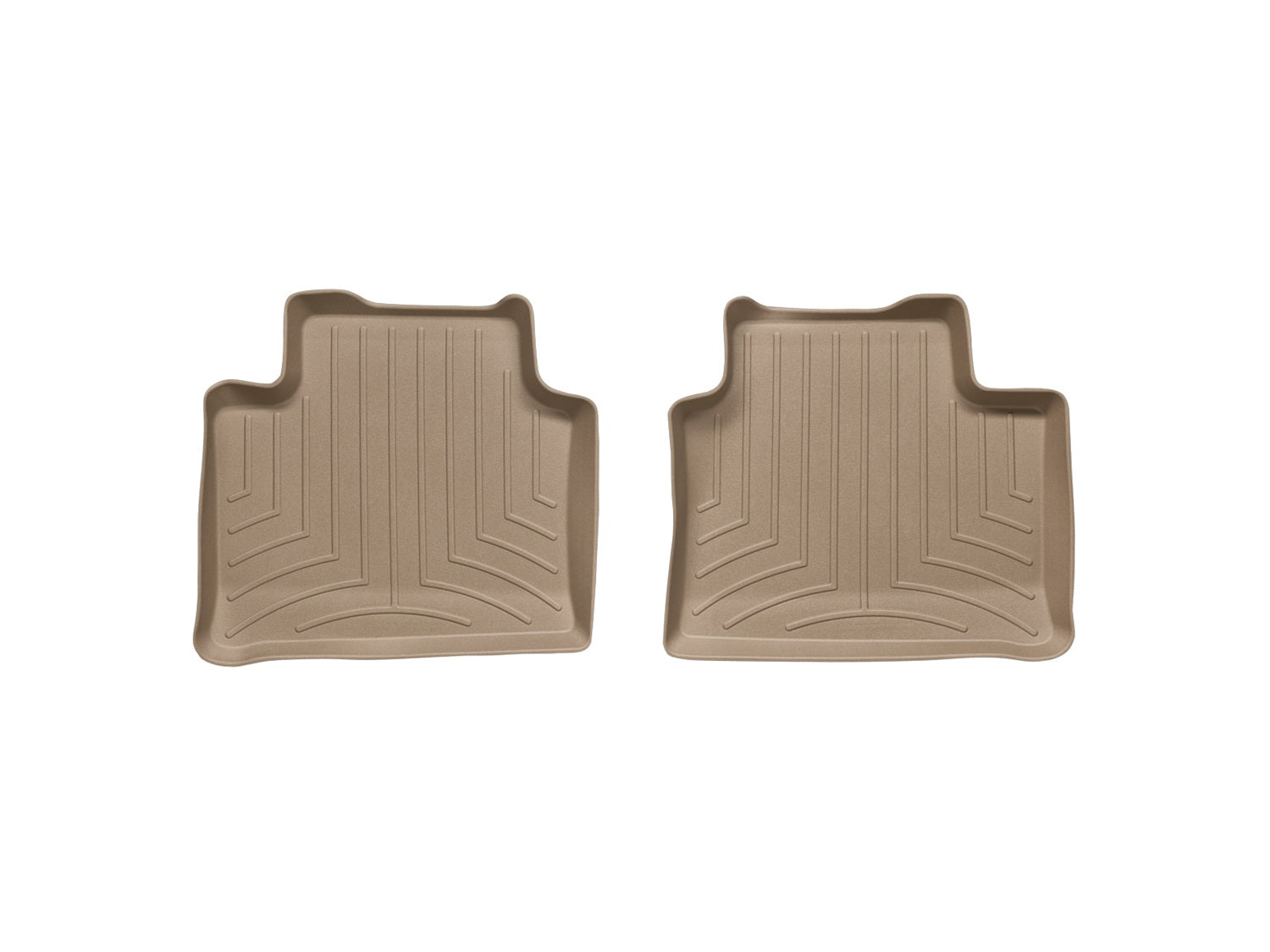 Weathertech 452252 FloorLiner™ DigitalFit®; Tan; Rear; 2 Piece; Weathertech 452252