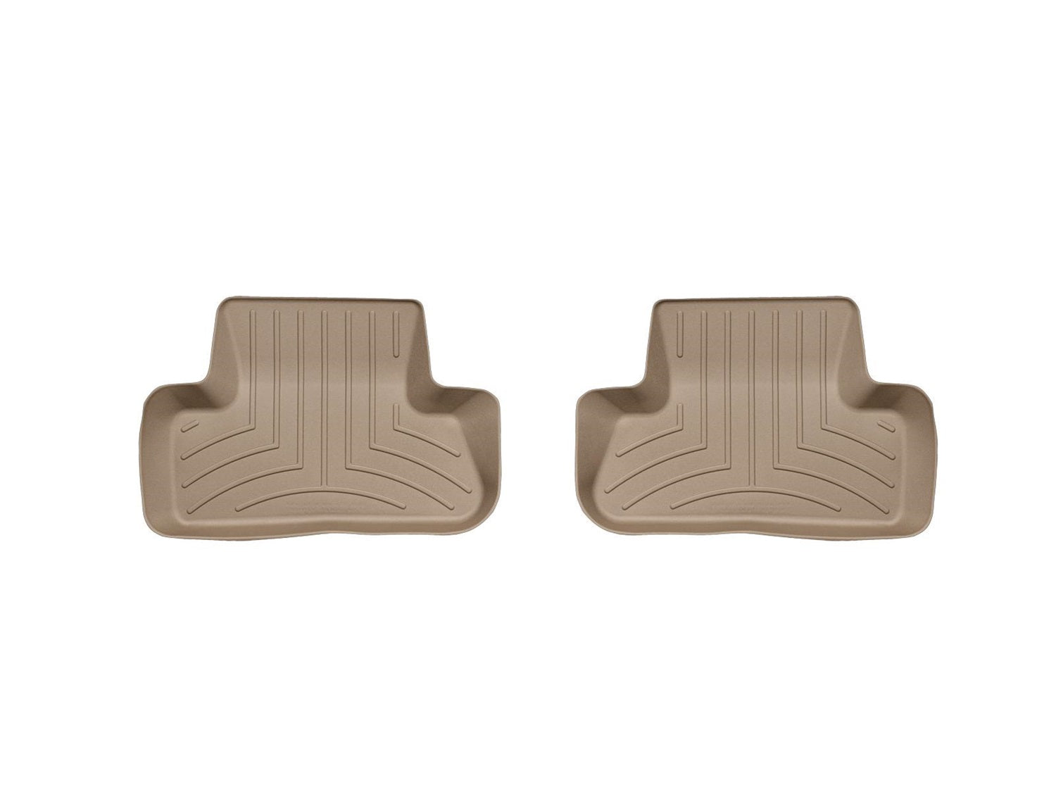 Weathertech 452302 FloorLiner™ DigitalFit®; Tan; Rear; 2 Piece; Weathertech 452302